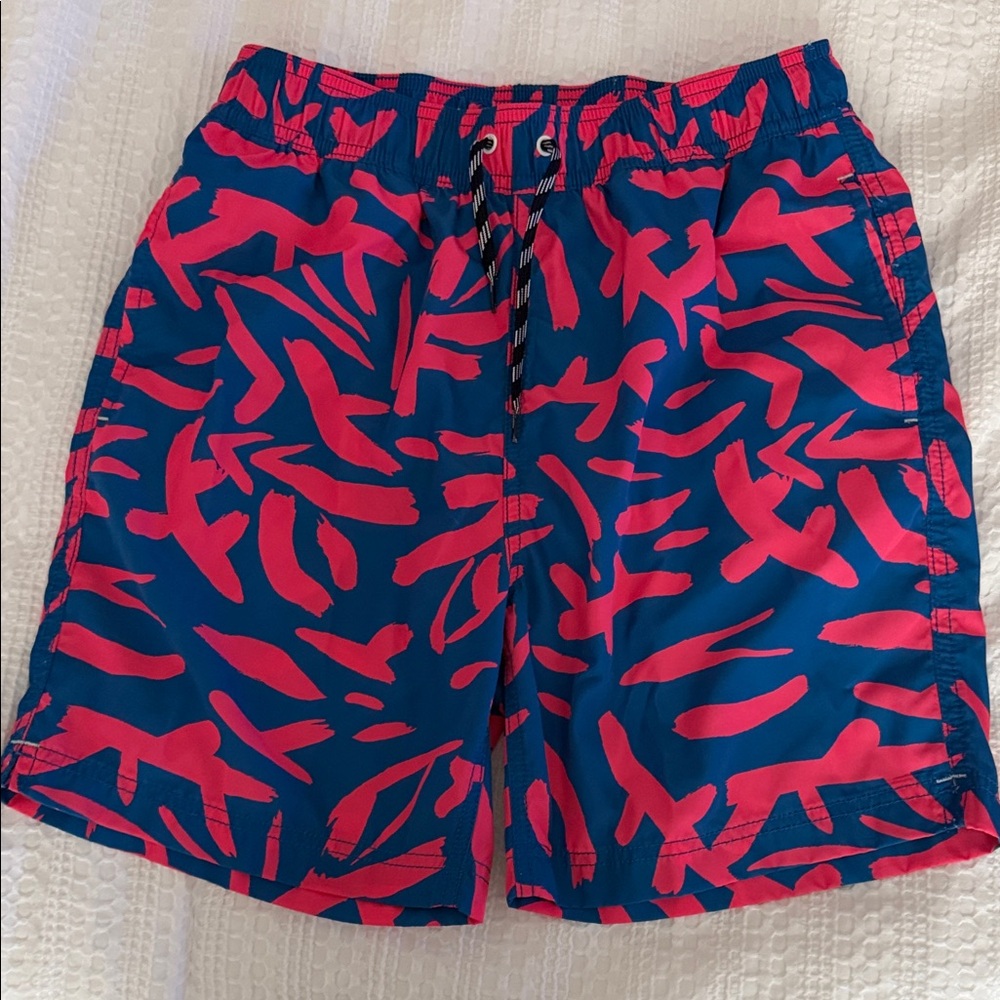Blue and Pink Crewcuts Swim Shorts